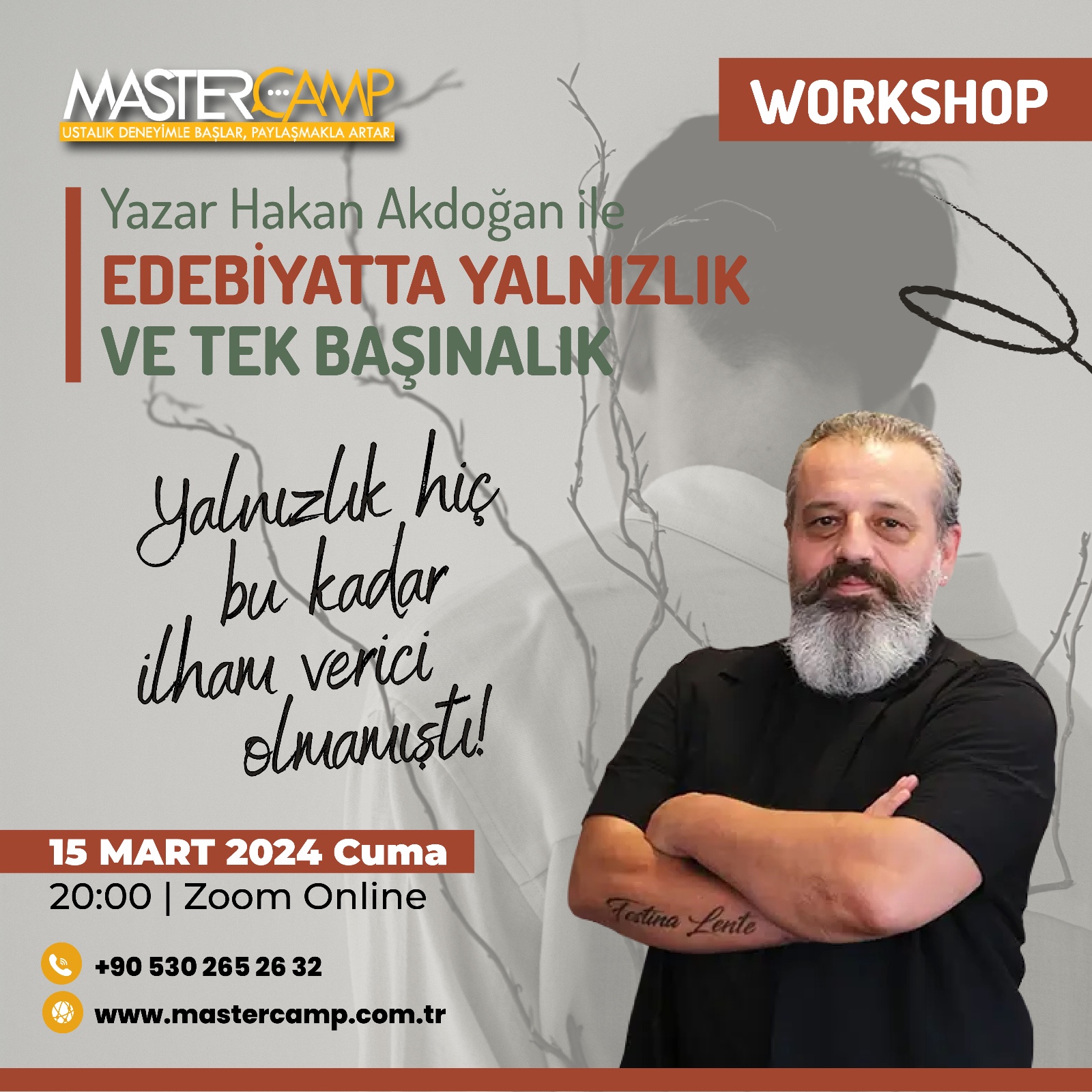 Yazar Hakan Akdoğan İle Edebiyatta Yalnızlık ve Tek Başınalık
